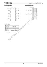 TC74VHC4040FT(EL Datasheet Page 2