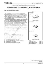 TC74VHC595FTELM Datasheet Cover