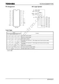 TC74VHC595FTELM Datasheet Page 2