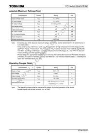TC74VHC595FTELM Datasheet Page 4