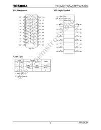 TC74VHCT245AFTEL Datasheet Page 2