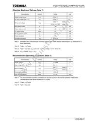TC74VHCT245AFTEL Datasheet Page 3