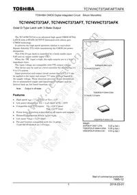 TC74VHCT373AFTEL Datasheet Cover