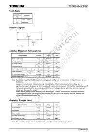 TC7MB3245CFT-EL(M) Datasheet Page 2