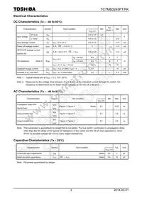 TC7MB3245CFT-EL(M) Datasheet Page 3