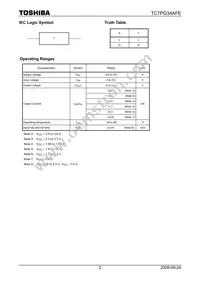TC7PG34AFE(TE85L Datasheet Page 2