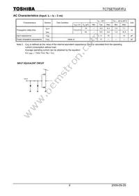 TC7SET00FU Datasheet Page 4