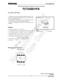 TC7USB31FK(TE85L Datasheet Cover