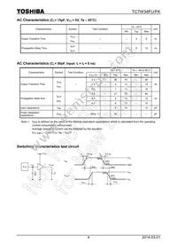 TC7W34FK(TE85L) Datasheet Page 4