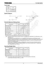 TC7WB126FK(TE85L Datasheet Page 2