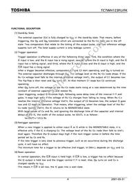 TC7WH123FUTE12LF Datasheet Page 4