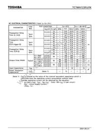 TC7WH123FUTE12LF Datasheet Page 7