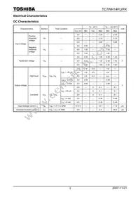 TC7WH14FU(TE12L) Datasheet Page 3