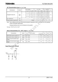 TC7WH14FU(TE12L) Datasheet Page 4