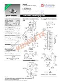 TC86W-1-504 Datasheet Cover