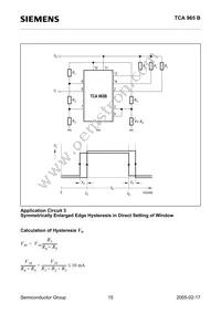 TCA965B Datasheet Page 15