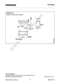 TCA965B Datasheet Page 17