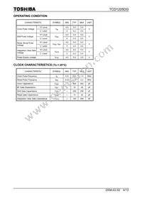 TCD1205DG(8Z Datasheet Page 4