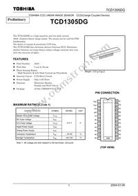 TCD1305DG(8Z Datasheet Cover