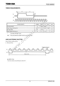 TCD1305DG(8Z Datasheet Page 8
