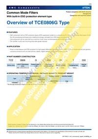 TCE0806G-900-2P Datasheet Page 3