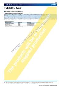 TCE0806G-900-2P Datasheet Page 6