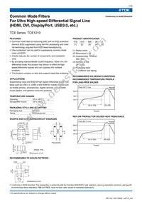 TCE1210U-120-2P Datasheet Page 2