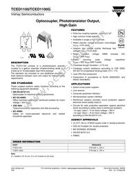 TCED1100G Datasheet Cover