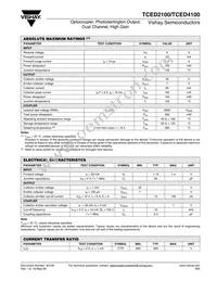 TCED4100 Datasheet Page 2