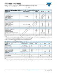 TCET1600G Datasheet Page 2