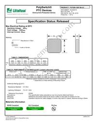 TCF250-120T-B-0.5 Datasheet Cover