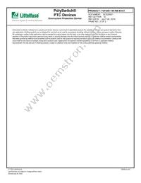 TCF250-145-RB-B-0.5 Datasheet Page 2