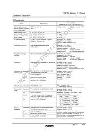 TCFGP1E105M8R Datasheet Page 3