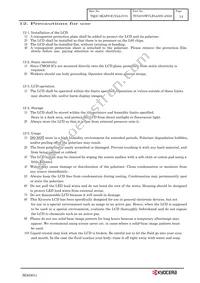 TCG070WVLPAANN-AN50 Datasheet Page 17