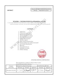 TCG070WVLPEAFA-AA30 Datasheet Cover