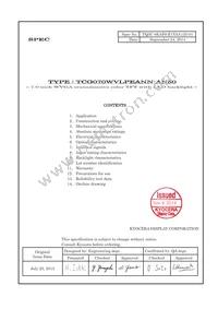 TCG070WVLPEANN-AN50 Datasheet Cover