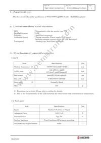TCG070WVLQAPFA-AA00 Datasheet Page 4