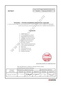 TCG104XGLPAPNN-AN40 Datasheet Cover