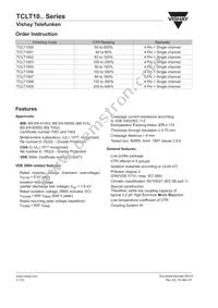 TCLT1001 Datasheet Page 2