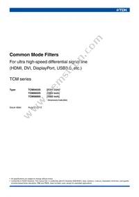 TCM0806S-350-2P-T200 Datasheet Cover