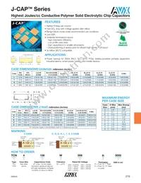 TCNX157M016R0100E Datasheet Cover