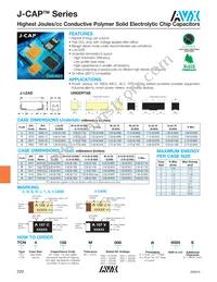 TCNX476M035R0100 Datasheet Cover