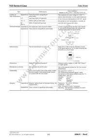 TCOA1A106M8R Datasheet Page 4