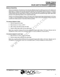 TCS3200D-TR Datasheet Page 13