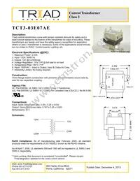 TCT3-03E07AE Datasheet Cover