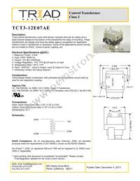 TCT3-12E07AE Datasheet Cover