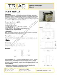 TCT40-01E07AB-B Datasheet Cover