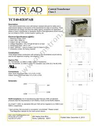 TCT40-02E07AB-B Datasheet Cover