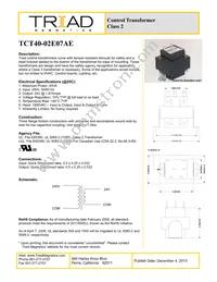 TCT40-02E07AE Datasheet Cover
