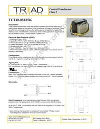 TCT40-03E07K Datasheet Cover